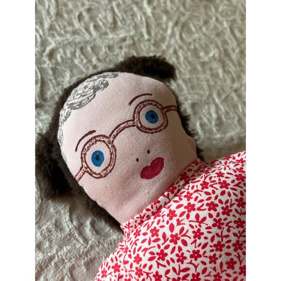 Vintage Reversible Rag Doll With Grandma, Wolf, and The Little Red Riding Hood - Picture 7 of 15